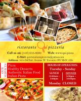 Qui Ristorante Pizzeria | Inside Party in Toronto image 1